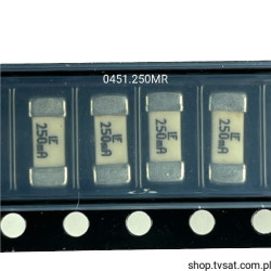 0451.250MR Fuse 0.25A 125V SMD LITTELFUSE