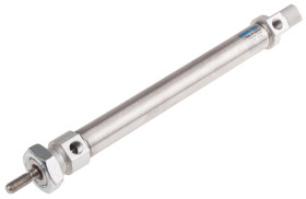 Siłownik pneumatyczny skok: 150mm Festo Ø 20mm dwustronnego działania Action 282mm Elastomer DSNU-20-150-P-A G 1/8