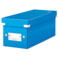 Leitz Blue Click &amp; Store Storage Box WOW CD