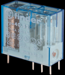 40.52.9.006.0000 Plug-in relay, 2x UM, 250 V/8 A, 6 V, RM 5.0 mm