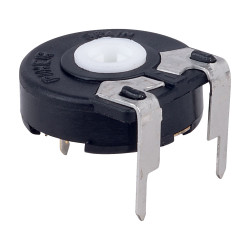 100K &#xB1;30% 0.25W Piher 15mm Carbon Potentiometer Horizontal Mount
