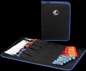 00 5807 8019 Polytex zipped folder, 13 compartments