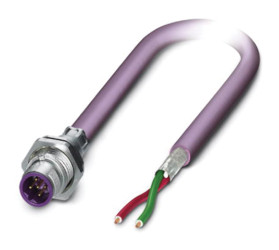 Kabel magistrali ze złączem Złącze M12 liczba rdzeni 2 długość 5m Rodzaj A Męskie