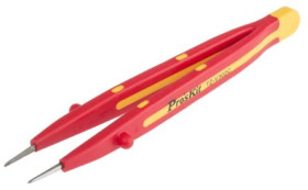 Pęseta, dł. 160, antymagnetyczna, Nie, materiał: Stal nierdzewna, RS PRO