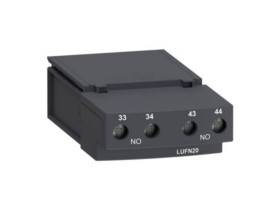 Blok styków pomocniczych 2NO 5A 250V AC/DC LUFN20 SCHNEIDER ELECTRIC