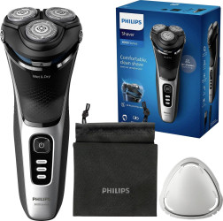 Philips S3241/12 S3241/12 Golarka rotacyjna czarny, srebrny