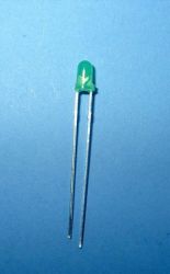 LED 3mm GREEN MATOWA L=28 (100SZT)