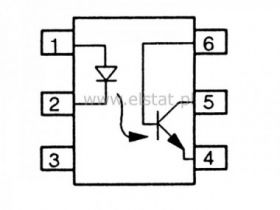 CNY 17-3 transoptor 70V 60mA 100..200% DIP6