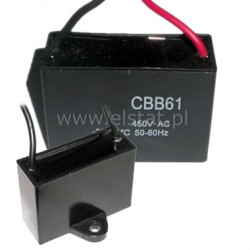 1uF 450V kond. rozruchowy ( kostka, przewody)
