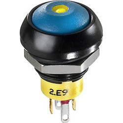 APEM IPR3SAD2L0Y IP Series Pushbutton Yellow 28V DC 5A 12mm x 20mm IP69K