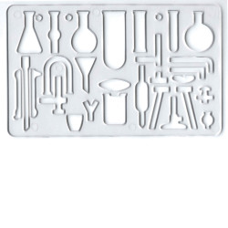 Major Brushes Chemistry Stencil