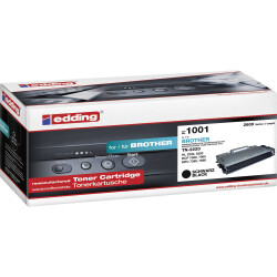 Edding 18-1001 Toner Black for Brother TN-2210/TN-2220 Compatible 2600 Pages
