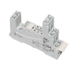 GNIAZDO PRZEKAŹNIKA GZT-80 RELPOL NA SZYNĘ DIN35 BEZ OBEJMY