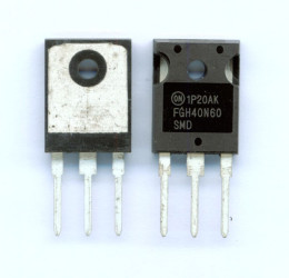 FGH40N60SMD IGBT 80A 600V 349W (80/40/120A) TO-247 TRANZYSTOR