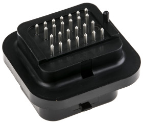 Złącze samochodowe 26-pinowe TE Connectivity 4-rzędowe Męski SUPERSEAL Przewlekany Lutowane Złącze