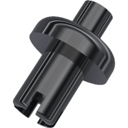 Expanding rivet, black, hole Ø 3.2 mm, L 4.5 mm, PA, for plate thickness 2 - 3 mm, 072.15.330