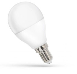 Żar. LED E14 230V 8W 620lm kulka ciepła