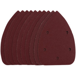 Draper 42109 Detail Sanding Sheets-Hook and Loop, 140mm, 120 Grit, SSD2 10Pc