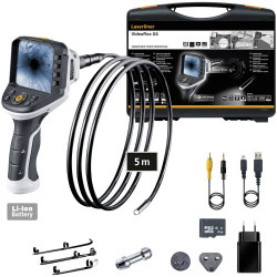 Laserliner 082.243A Endoscope 9mm 5m Probe LED Lighting Zoom USB-C