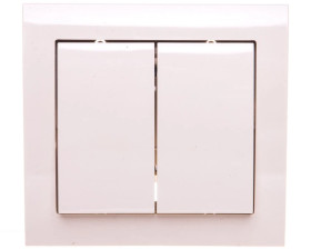 KIER Łącznik schodowy + pojedynczy beżowy ŁP-9W/01