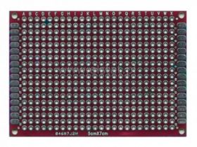 Płytka drukowana 50x70mm, wiercona, FR4; PCB