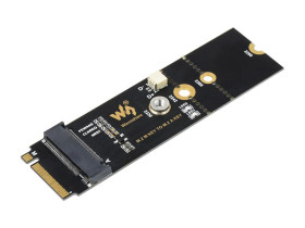 Waveshare M.2 M KEY To A KEY Adapter, for PCIe Devices, Supports USB Conversion