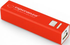 Power Bank 2400mAh czerwony