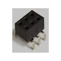 BKL 10122229 SIL socket 2 rows 3 Pins/row 1pc standard