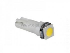 Żarówka samoch. LED 12V T5-WG biała SMD