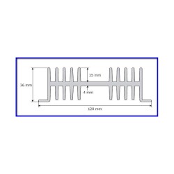 Radiator A4129 L-7cm