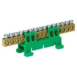 Zacisk listwa zaciskowa 15-torowa zielona 15/Z