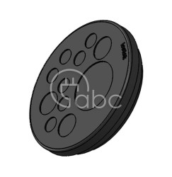 Przepust kablowy niedzielony KEL-DP 50, na 11 przewodów, 50555