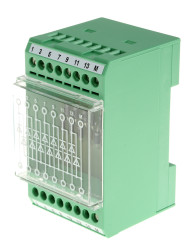 Modularna kostka styków Phoenix Contact 24 → 12AWGŚruba EMG 45-DIO14M/LP 250 V AC