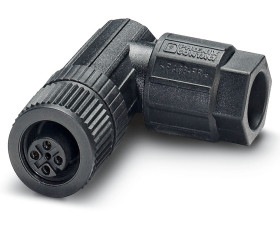 Złącze wielostykowe przemysłowe 4-pinowe M12 Montaż na kablu Gniazdo Phoenix Contact