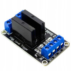 2-Channel 2A OMRON G3MB-202P SSR Relay Module Arduino - High Level Trigger