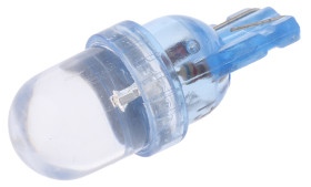 Lampka kontrolna Niebieski 12V dc Klin LED średnica 10mm długość 27.5mm