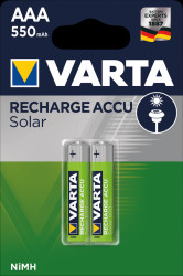 56733101402 VARTA Ready-2-Use Solar, 2x Micro, 550 mAh