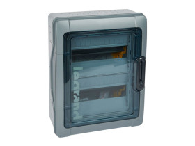Rozdzielnica hermetyczna natynkowa 24 modułowa 2x12M drzwi transparentne IP65 RN65 601942 LEGRAND