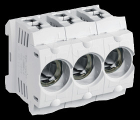 LD046 Plastic fuse holder D02 E18, 63 A, 3-pin