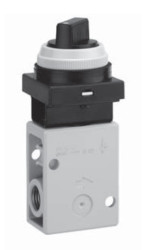 Zawór mechaniczny Pneumatic Relay z przełącznikiem pokrętnym G 1/4 SMC 1/4in