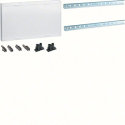 Zestaw z pokrywą pełną z szynami TS35 dla zacisków szeregowych Univers N HC 300x500mm UC22RK