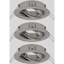 Paulmann 92485 Choose Recess-Mount Bracket Set Brushed Iron Swivel