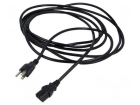 SN48-3/07/5BK Kabel: 3x0,75mm2, IEC C13 żeński,NEMA 5-15 (B) wtyk, 5m