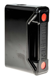 Uchwyt bezpiecznikowy montowany na szynie Mocowanie szynowe rozmiar: A2 32A 690V ac Przedni połączony Eaton