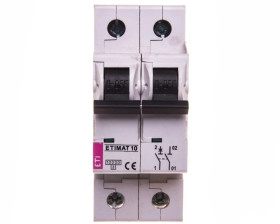 Wyłącznik nadprądowy 1P+N C 13A 10kA ETIMAT10 002132715