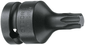Gedore ITX K 19 T55 6197520 wewnętrzny sześciokąt (TX) Nasadka udarowa 11.22 mm M12 1/2" (12.5 mm)