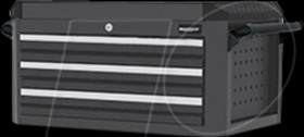 8163 0019 Tool Chest with 3 drawers (empty)