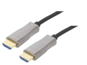Kabel HDCP 1.4,HDCP 2.2 HDMI 2.0 optyczny 10m AK-330125-100-S