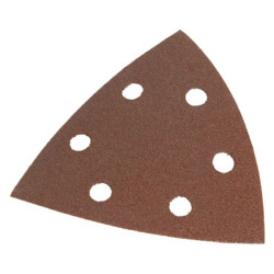 Faithfull FAIADSSC Delta Hook &amp; Loop Sanding Sheets TR2 93mm Coarse (Pack of 5)