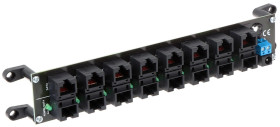 Patchpanel PoE 8xRJ-45 max.60V POE-8/R